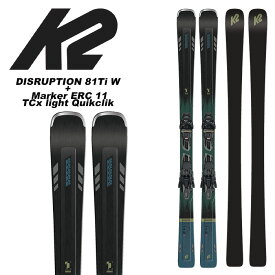K2 ケーツー スキー板 DISRUPTION 81Ti W + Marker ERC 11 TCx light Quikclik ビンディングセット 23-24 モデル レディース