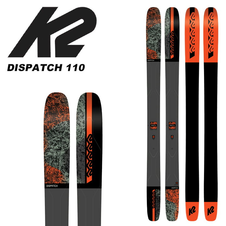 楽天市場】K2 ケーツー スキー板 DISPATCH 110 板単品 23-24 モデル 