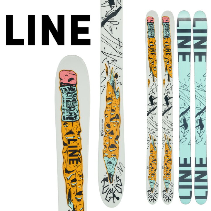 楽天市場】LINE ライン スキー板 RUCKUS 板単品 23-24 モデル : F  