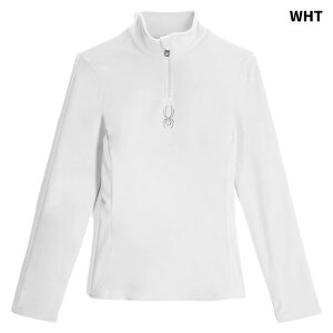 SPYDER WOMEN'S SHIMMER BUG HALF ZIP 24-25(2025)���f�� �X�p�C�_�[ �X�L�[�E�F�A �V���c ���f�B�[�X