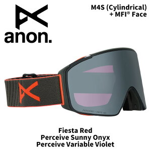 ANON Am S[O M4S (Cylindrical) + MFI Face Fiesta Red/Perceive Sunny Onyx 25-26fyԕisiz
