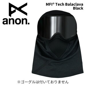 ANON Am S[O ANZT[ MFI Tech Balaclava Black 25-26 f