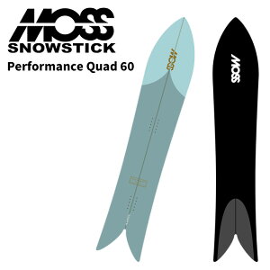 MOSS SNOWSTICK ���X�X�m�[�X�e�B�b�N �X�m�[�{�[�h �� Performance Quad 60 24-25 ���f��