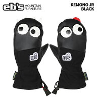eb's エビス KEMONO JR BLACK ケモノ ジュニア ミトングローブ 25-26モデル ジュニア
