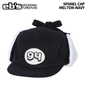 eb's GrX 5PANEL CAP MELTON NAVY 5plLbv Lbv r[j[ 25-26f