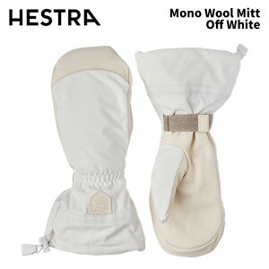 y3001881-020zHESTRA wXg O[u Mono Wool Mitt Off White 24-25 f