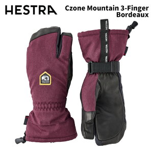 y3002762-590zHESTRA wXg O[u Czone Mountain 3-Finger Bordeaux 24-25 f