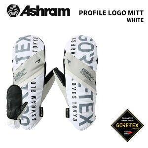 ASHRAM AV O[u PROFILE LOGO MITT WHITE vt@CSE~g ASRM24W08 24-25f