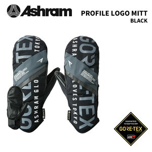 ASHRAM AV O[u PROFILE LOGO MITT BLACK vt@CSE~g ASRM24W08 24-25f
