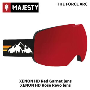 MAJESTY �}�W�F�X�e�B �S�[�O�� The Force Arc black | XENON HD red garnet + XENON HD rose revo 24-25 ���f��