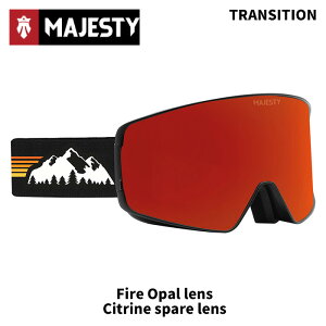 MAJESTY }WFXeB S[O Transition black | Fire opal lens + Citrine lens 24-25 f