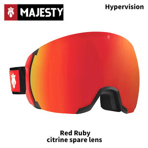 MAJESTY �}�W�F�X�e�B �S�[�O�� Hypervision black/red | red ruby+ citrine spare lens 24-25 ���f��