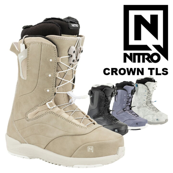 楽天市場】NITRO ナイトロ スノーボード ブーツ CROWN TLS 24-25 