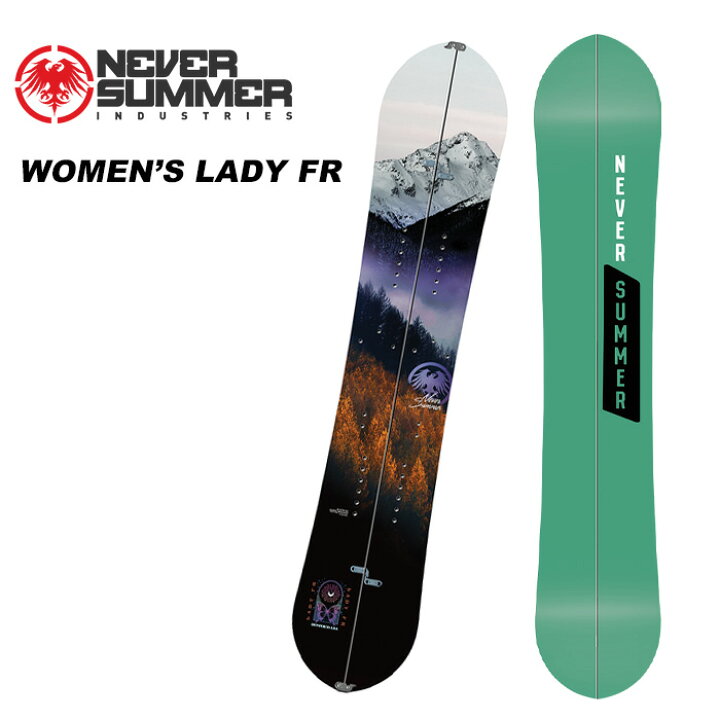 楽天市場】NEVER SUMMER ネバーサマー スノーボード 板 WOMEN 