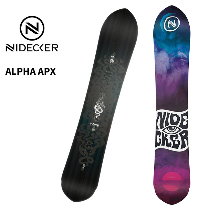楽天市場】NIDECKER ナイデッカー スノーボード 板 ALPHA APX 24-25 