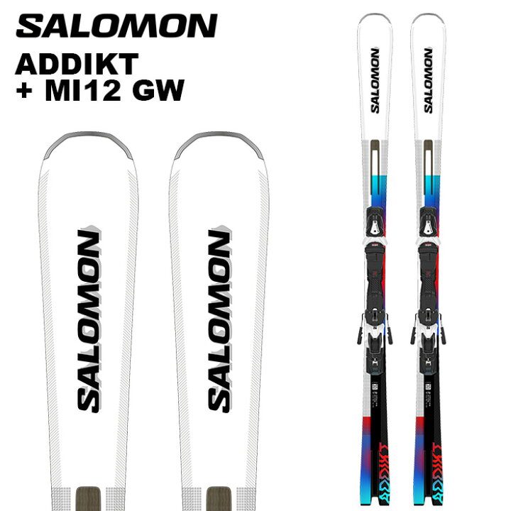 楽天市場】SALOMON サロモン スキー板 ADDIKT + MI12 GW ビンディング  