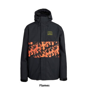 AIRBLASTER GAuX^[ EFA Phatstripe Jacket Flames/Insulated Cocard Navy/Insulated Black 24-25(2025)f WPbg