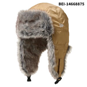 NEWERA �j���[�G�� OD TRAP2 DE WATER REPELLENT FUR 25-26���f���@�g���b�p�[�@�h���f�ށ@�t���C�g�L���b�v