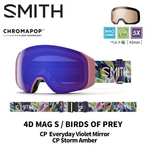 SMITH X~X S[O 4D MAG S / BIRDS OF PREY / CP EVERYDAY VIOLET MIRROR 25-26 f