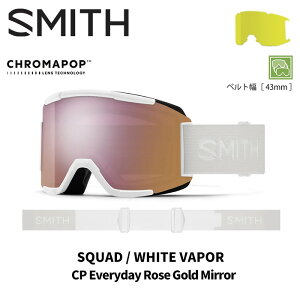 SMITH �X�~�X �S�[�O�� SQUAD / WHITE VAPOR / CP EVERYDAY ROSE GOLD MIRROR 25-26 ���f���y�ԕi�����s���i�z