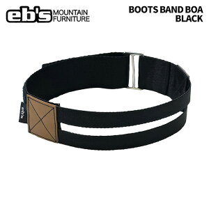 eb's �G�r�X BOOTS BAND BOA BLACK �u�[�c�o���h�{�A 25-26���f��