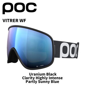 POC ポック ゴーグル VITRER WF/Uranium Black/Clarity Highly Intense/Partly Sunny Blue/40831 25-26 モデル【返品交換不可商品】