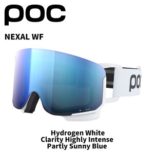 POC ポック ゴーグル NEXAL WF / Hydrogen White / Clarity Highly Intense / Partly Sunny Blue / 40851 25-26モデル【返品交換不可商品】
