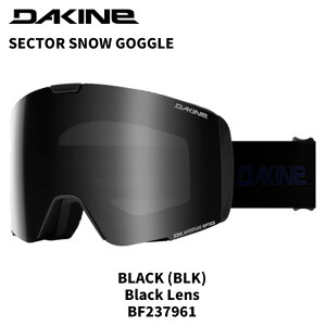 DAKINE _JC S[O SECTOR SNOW GOGGLE BLACK / Black Lens BF237961 25-26f
