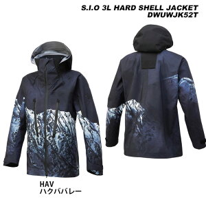 DESCENTE DWUWJK52T S.I.O 3L HARD SHELL JACKET / TAKA 23-24f fTg XL[EFA WPbg