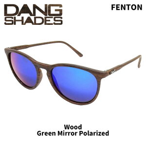 �yvidg00358�zDANG SHADES �T���O���X FENTON Wood × Green Mirror Polarized �y�ԕi�����s���i�z