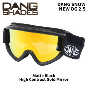 �yvidgg26OG004�zDANG SHADES �S�[�O�� OG 2.5 Matte Black x Gold Mirror PRO SHOP Strap 25-26���f��