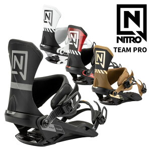 NITRO ナイトロ スノーボード ビンディング TEAM PRO 25-26 モデル