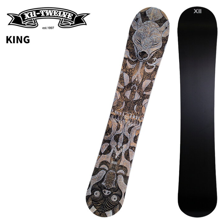 楽天市場】TWELVE トゥエルブ スノーボード 板 KING / camber 25-26 