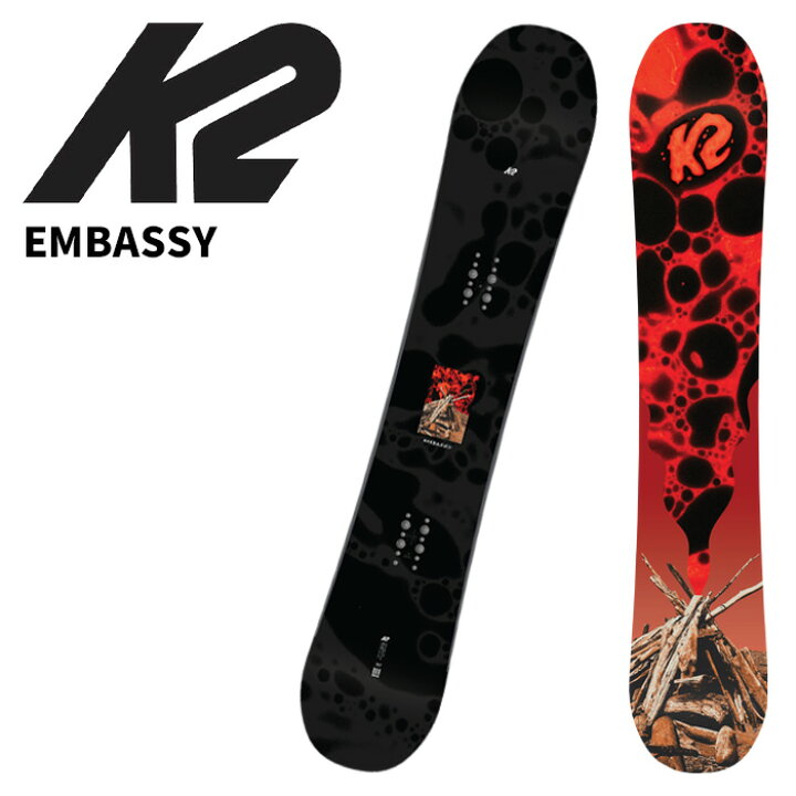 楽天市場】K2 ケーツー スノーボード 板 EMBASSY 25-26 モデル : F 