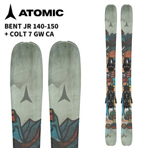 ATOMIC アトミック スキー板 BENT JR 140-150 + COLT 7 GW CA ビンディングセット 25-26 モデル キッズ