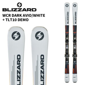 BLIZZARD �u���U�[�h �X�L�[�� WCR DARK AVIO/WHITE + TLT10 DEMO �r���f�B���O�Z�b�g 25-26 ���f��