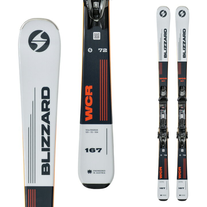 楽天市場】BLIZZARD ブリザード スキー板 WCR DARK AVIO/WHITE + TLT10 