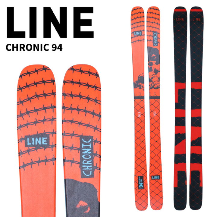 楽天市場】LINE ライン スキー板 CHRONIC 94 板単品 25-26 モデル : F 