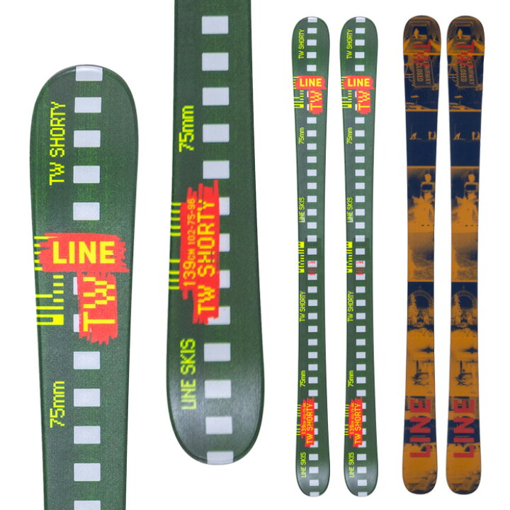 楽天市場】LINE ライン スキー板 TOM WALLISCH SHORTY 板単品 25-26 