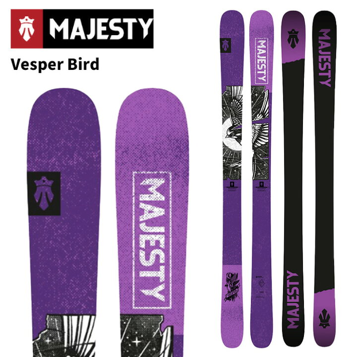 楽天市場】Majesty マジェスティ スキー板 Vesper Bird 板単品 25-26 