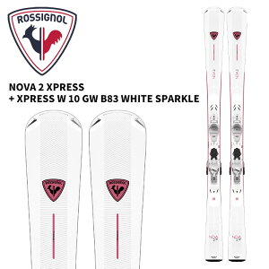 ROSSIGNOL Vj[ XL[ NOVA 2 XPRESS + XPRESS W 10 GW B83 WHITE SPARKLE rfBOZbg 25-26 f fB[X