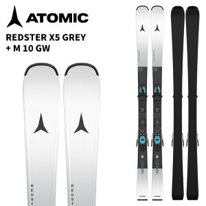 ATOMIC �A�g�~�b�N �X�L�[�� REDSTER X5 GREY + M 10 GW �r���f�B���O�Z�b�g 25-26 ���f��