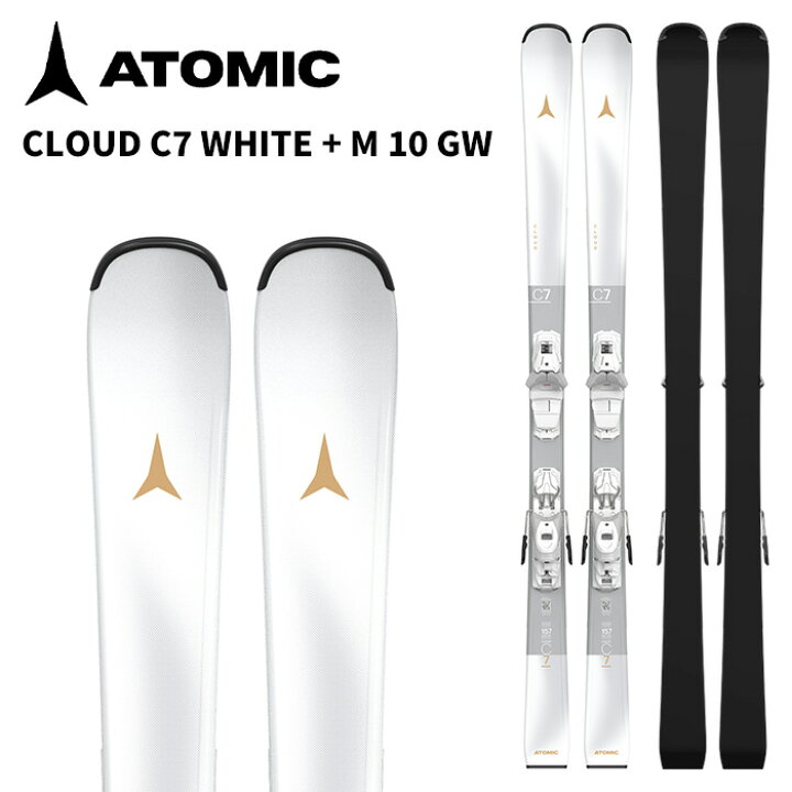 楽天市場】ATOMIC アトミック スキー板 CLOUD C7 WHITE + M 10 GW 
