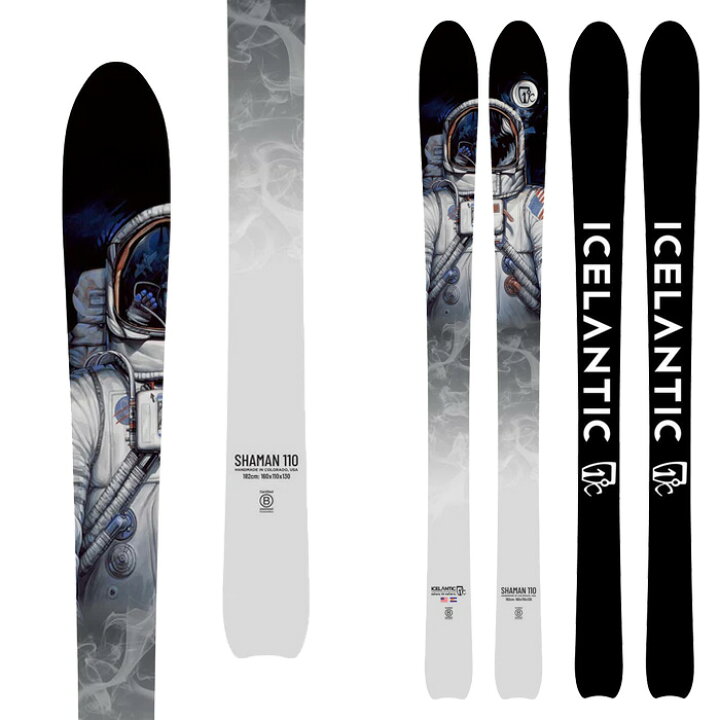 楽天市場】ICELANTIC アイスランティック スキー板 SHAMAN 110 板単品 
