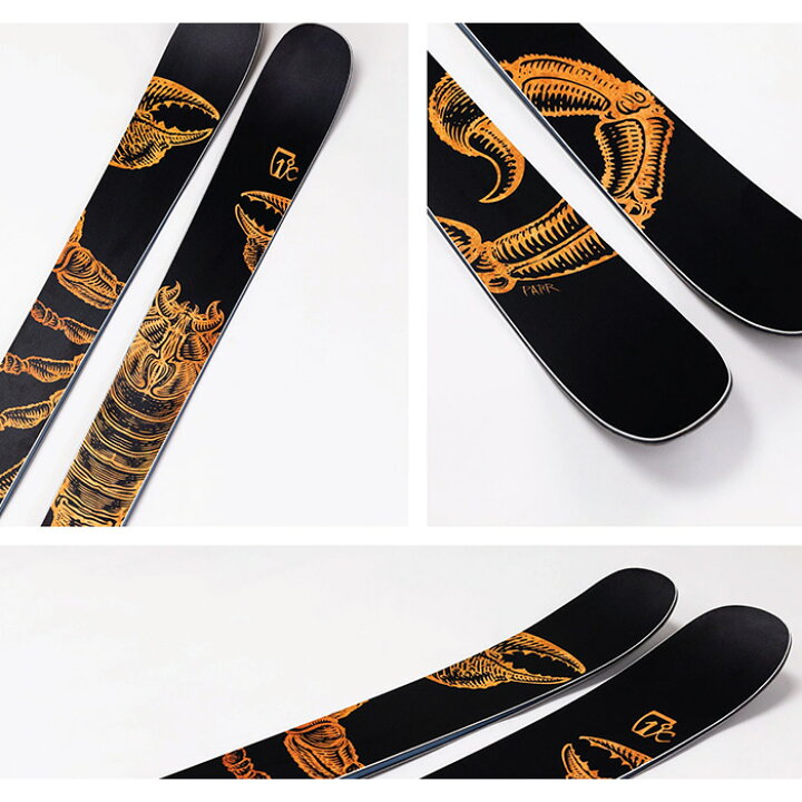 楽天市場】ICELANTIC アイスランティック スキー板 NOMAD 94 板単品 25 