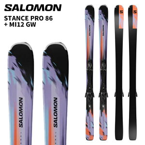 SALOMON �T������ �X�L�[�� STANCE PRO 86 + MI12 GW �r���f�B���O�Z�b�g 25-26 ���f��