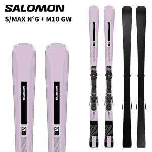 SALOMON �T������ �X�L�[�� S/MAX N°6 + M10 GW �r���f�B���O�Z�b�g 25-26���f�� ���f�B�[�X �����p