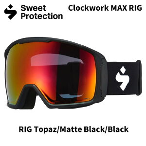 �y060101�zSWEET PROTECTION �X�E�B�[�g�v���e�N�V���� �S�[�O�� Clockwork MAX RIG /RIG Topaz/MatteBlack/Black 25-26���f��