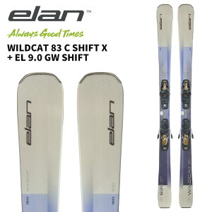 ELAN �G���� �X�L�[�� WILDCAT 83 C SHIFT X + EL 9.0 GW SHIFT BLK/SAND 85[H] �r���f�B���O�Z�b�g 26-27���f�� ���f�B�[�X