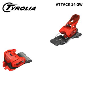 TYROLIA �`�����A �X�L�[ �r���f�B���O ATTACK 14 GW red�i����l 4.0-14.0�j26-27���f���y�P�i�̔��s�z
